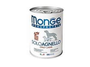 Monge Dog SOLO GRAIN FREE Jehně monoprotein 400g/24bal