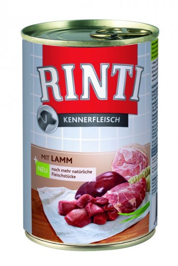 Finnern Rinti konzerva pro psy jehně 12x400g Finnern Rinti konzerva pro psy jehně 12x400g