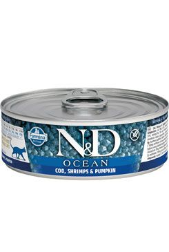 N&D CAT OCEAN Adult Tuna & Cod & Shrimp & Pumpkin 80g N&D CAT OCEAN Adult Tuna & Cod & Shrimp & Pumpkin 80g