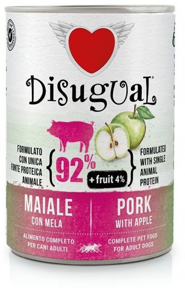 Disugual Fruit Dog Pork with Apple konzerva 400g