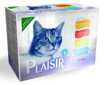 Plaisir Cat kapsičky MULTIPACK 12x100g