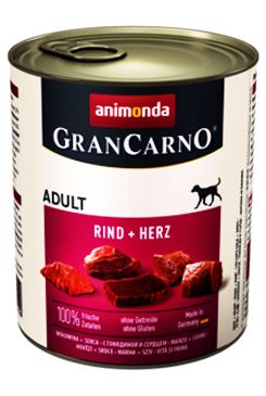 Animonda GRANCARNO konz. ADULT hovězí/srdce 800g Animonda GRANCARNO konz. ADULT hovězí/srdce 800g
