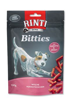 Rinti Dog Extra Mini-Bits pochoutka mrkev+špenát…