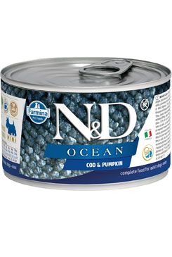 N&D DOG OCEAN Adult Codfish & Pumpkin Mini 140g N&D DOG OCEAN Adult Codfish & Pumpkin Mini 140g