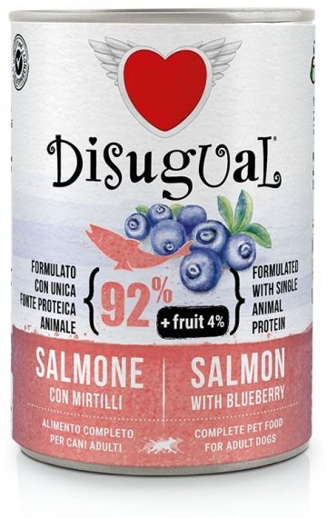 Disugual Fruit Dog Salmon with Blueberry konzerva 400g