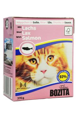 Bozita Cat kousky v omáčce s lososem TP 16x370g Bozita Cat kousky v omáčce s lososem TP 16x370g