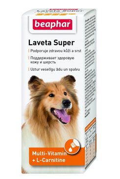 Beaphar Laveta Super vit. vyživující srst pes 50ml Beaphar Laveta Super vit. vyživující srst pes 50ml