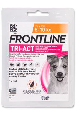 FRONTLINE TRI-ACT spot-on pro psy S (5-10…