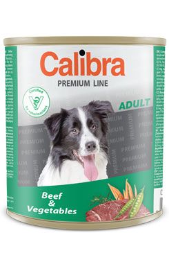 Calibra Dog Premium Adult hovězí & zelenina 6x800g Calibra Dog Premium Adult hovězí & zelenina 6x800g