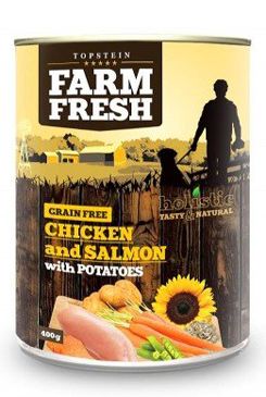 Farm Fresh Dog Chicken&Salmon with Potatoes…