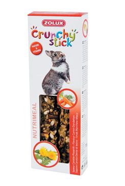 Pochoutka CRUNCHY STICK mrkev/pamp pro králíky Zolux Pochoutka CRUNCHY STICK mrkev/pamp pro králíky Zolux