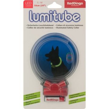 Obojek Lumitube S-M - 15 - 50 cm - červený Obojek Lumitube S-M - 15 - 50 cm - červený