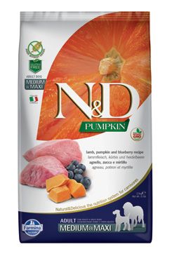 N&D Pumpkin DOG Adult M/L Lamb & Blueberry 2,5kg N&D Pumpkin DOG Adult M/L Lamb & Blueberry 2,5kg