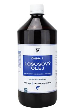 Lososový olej 100% surový ProFitPet 1l Lososový olej 100% surový ProFitPet 1l