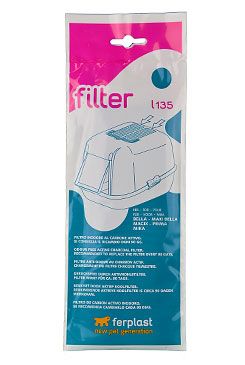 Náhr. filtr uhlík. k WC pro kočky L135 Bella,Magix FP Náhr. filtr uhlík. k WC pro kočky L135 Bella,Magix FP