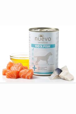 Nuevo pes Sensitive Rybí Monoprotein konz. 375g Nuevo pes Sensitive Rybí Monoprotein konz. 375g