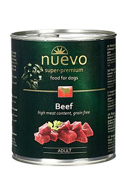 Nuevo pes adult Hovězí konz. 12x800g Nuevo pes adult Hovězí konz. 12x800g