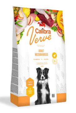 Calibra Dog Verve GF Adult Medium Chicken&Duck 12kg Calibra Dog Verve GF Adult Medium Chicken&Duck 12kg