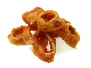 Kroužek z tresky obalený kuřecím masem-250g Kroužek z tresky obalený kuřecím masem-250g