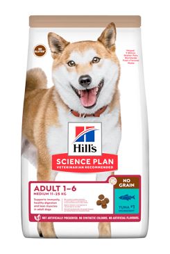 Hill's Can.Dry SP Adult Medium NG Tuna 12kg Hill's Can.Dry SP Adult Medium NG Tuna 12kg