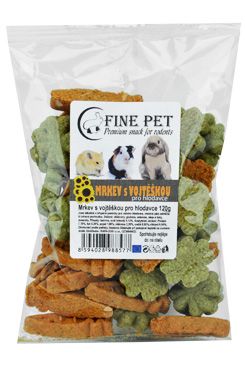 FINE PET Mrkev+Vojtěška pro hlodavce 120g FINE PET Mrkev+Vojtěška pro hlodavce 120g