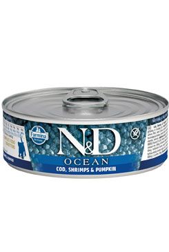 N&D CAT OCEAN Kitten Tuna & Cod & Shrimp & Pumpkin 80g N&D CAT OCEAN Kitten Tuna & Cod & Shrimp & Pumpkin 80g