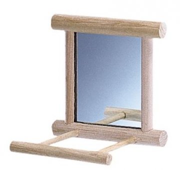 Nobby zrcátko s bidýlkem pro papoušky 10x10x10cm Nobby zrcátko s bidýlkem pro papoušky 10x10x10cm