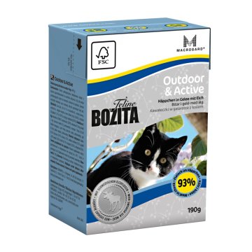 Bozita Feline Cat Outdoor & Active, tetrapak 190 g
