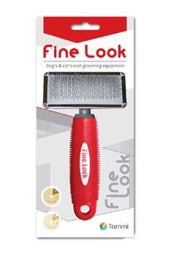 Kartáč jemný Fine Look M red image 9x16cm Kartáč jemný Fine Look M red image 9x16cm