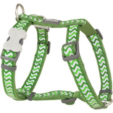 Postroj RD 12 mm x 30-44 cm - Ziggy Rfx - Zelená Postroj RD 12 mm x 30-44 cm - Ziggy Rfx - Zelená