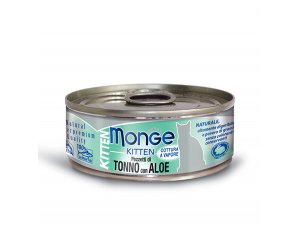 MONGE JELLY Cat Kitten tuňák,aloe 80g/24b