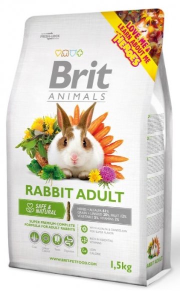 Brit Animals RABBIT ADULT complete 1,5kg