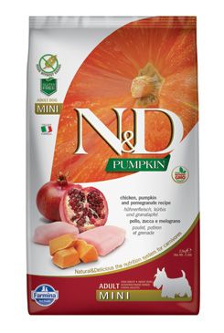 N&D Pumpkin DOG Adult Mini Chicken&Pomegranate 7kg