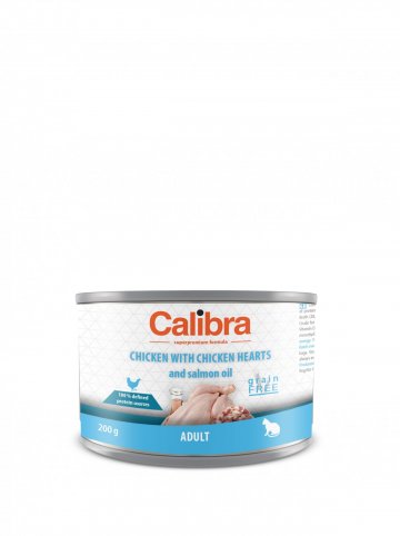 Calibra Cat konz.Adult kuře a kuřecí srdíčka 12x200g Calibra Cat konz.Adult kuře a kuřecí srdíčka 12x200g