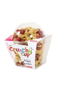 Pochoutka CRUNCHYCUP mrkev/řepa pro hlodavce 130gZolux Pochoutka CRUNCHYCUP mrkev/řepa pro hlodavce 130gZolux