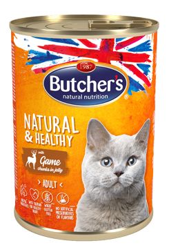 Butcher's Cat Natur.&Healthy s jelením masem 400g Butcher's Cat Natur.&Healthy s jelením masem 400g